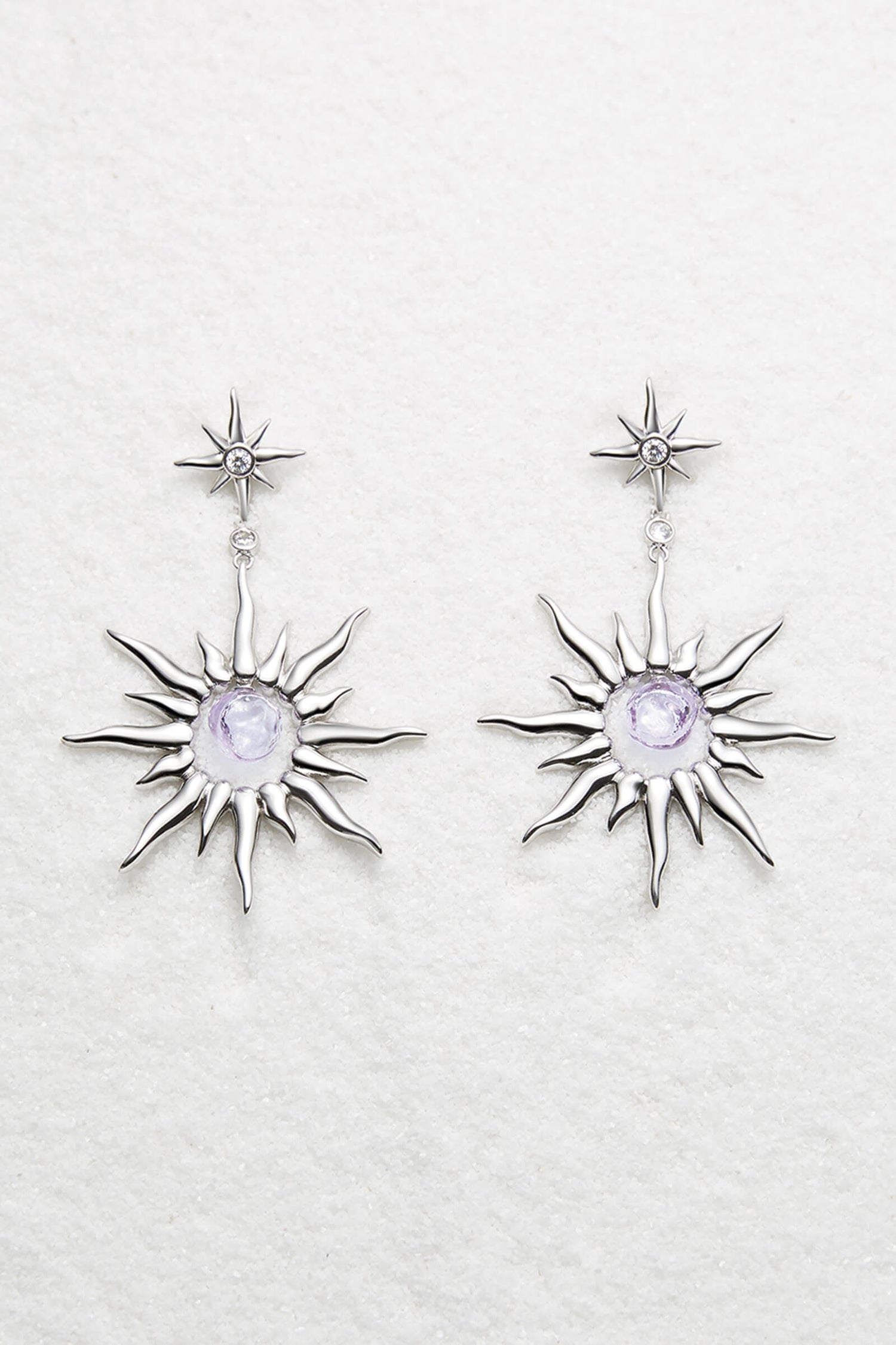 Radiance White Gold Earrings