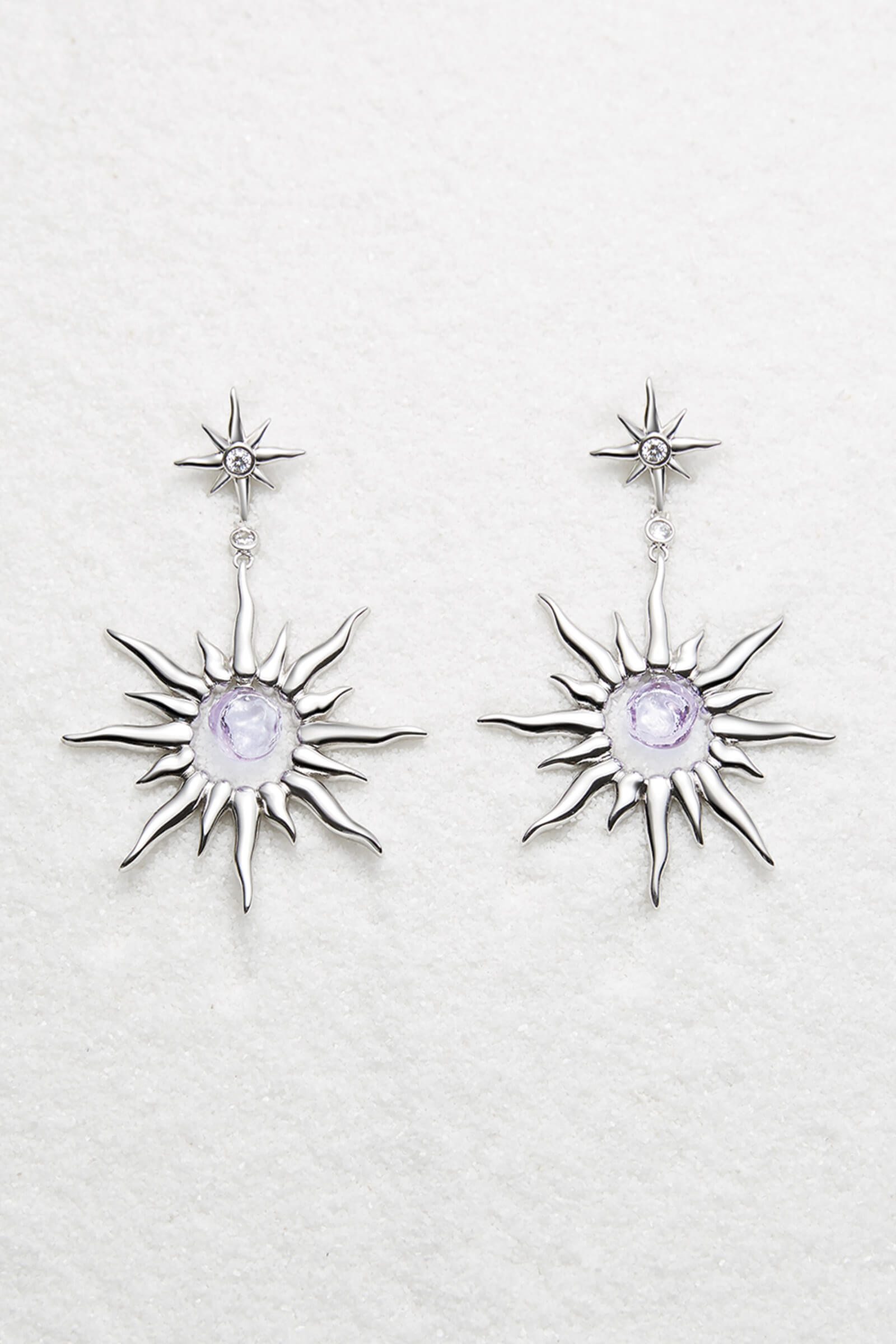 Radiance White Gold Earrings