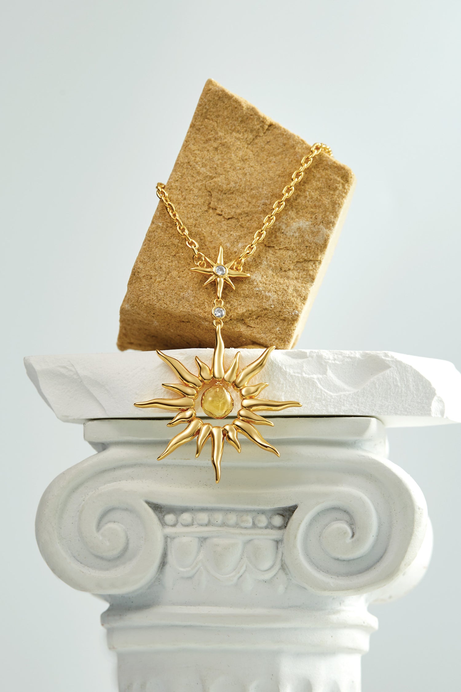 Apollo Yellow Gold Necklace