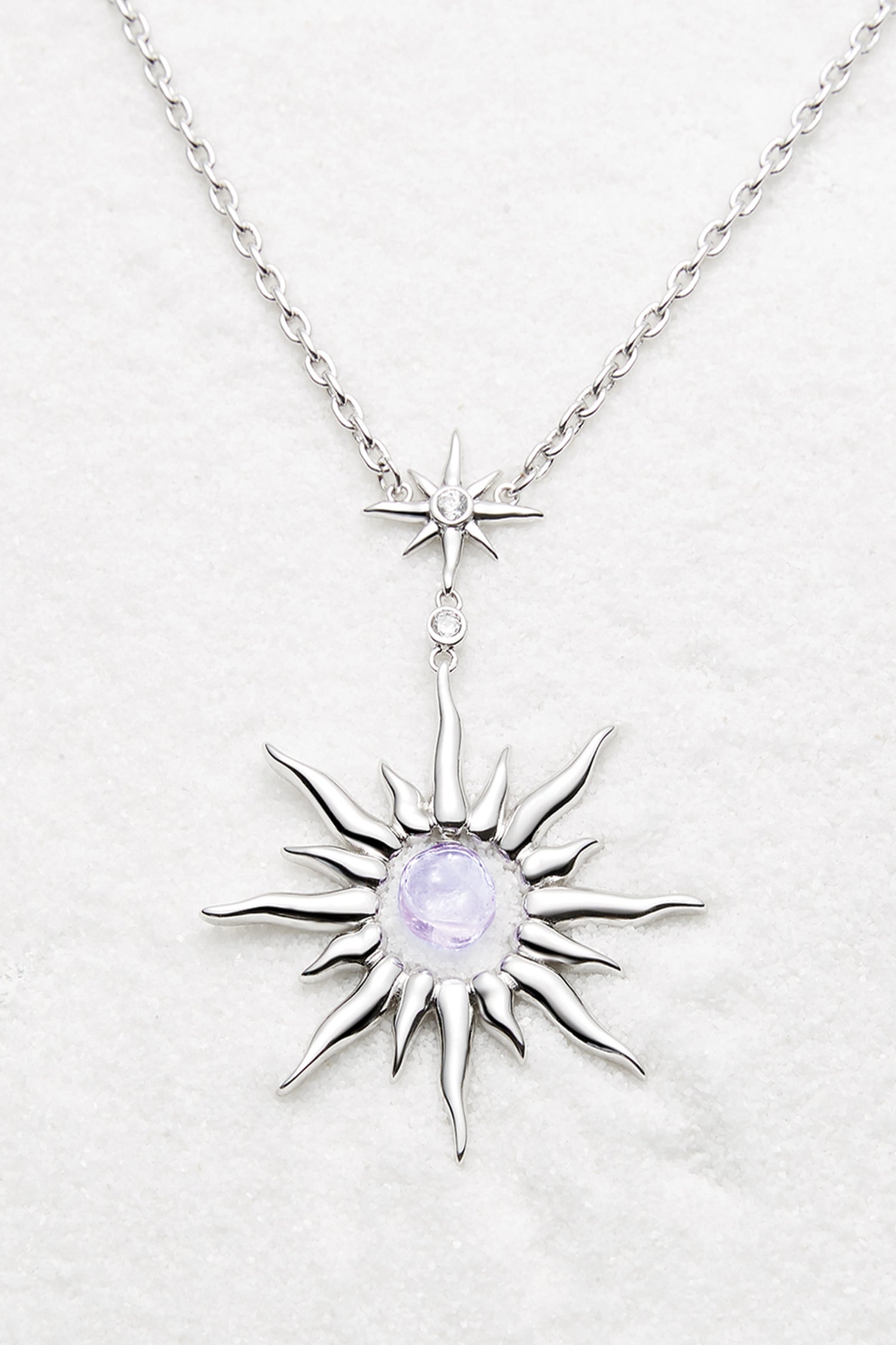 Apollo White Gold Necklace