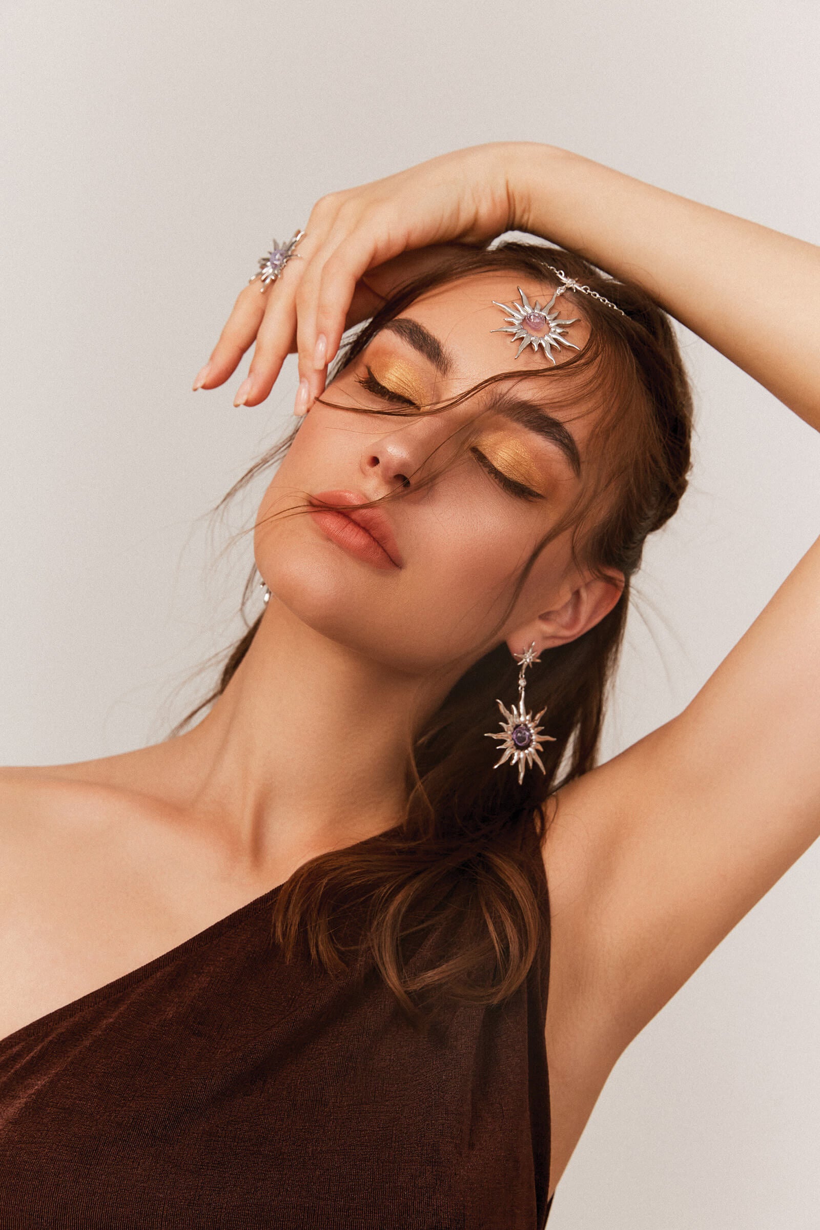 Radiance White Gold Earrings