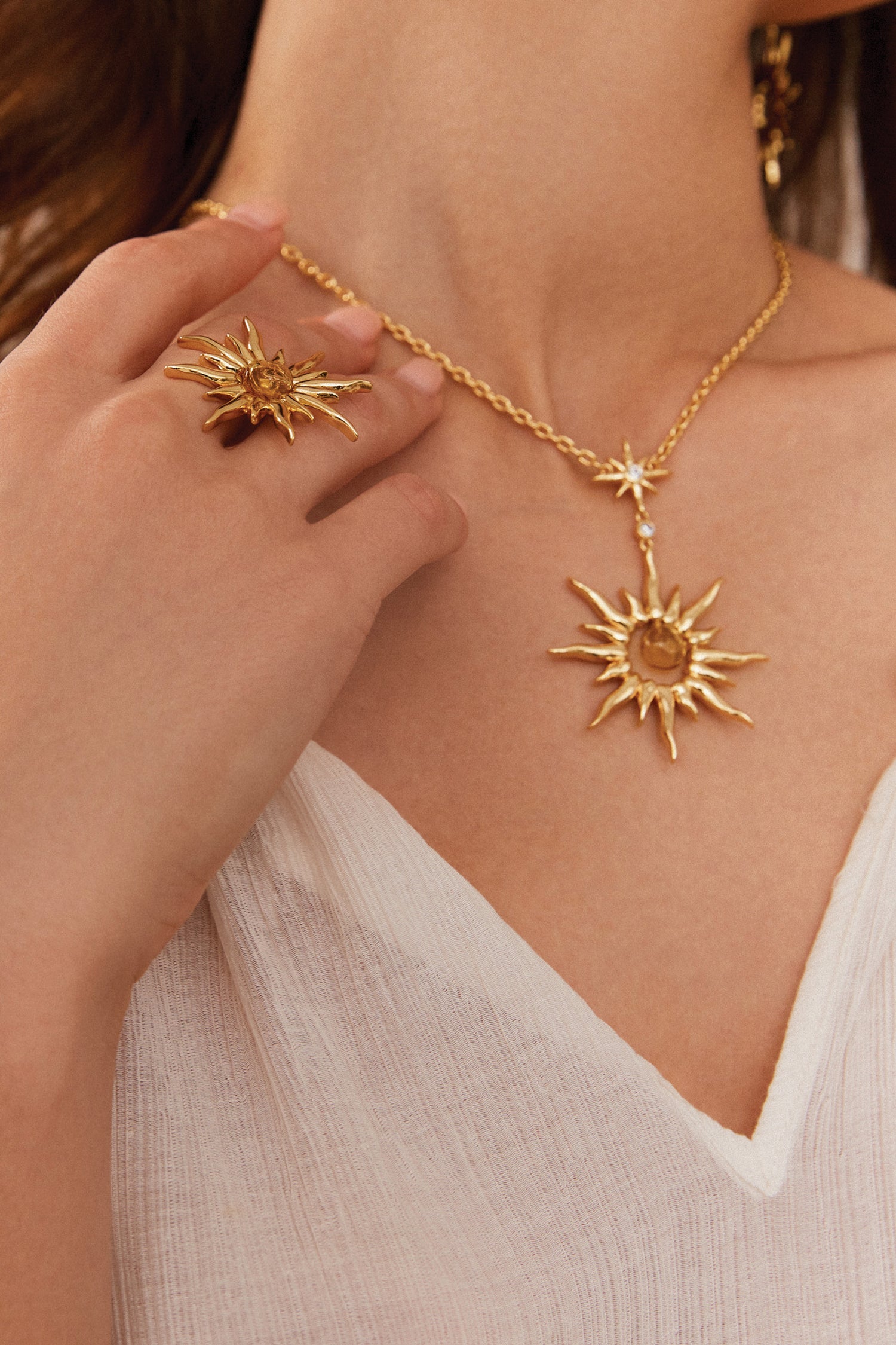 Apollo Yellow Gold Necklace