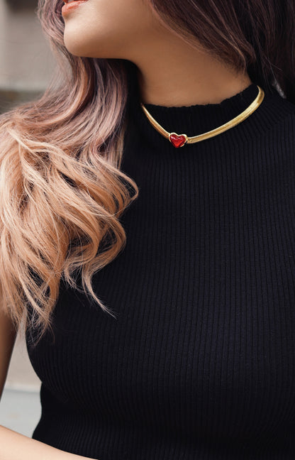 The Love Gold Clavicle Chain