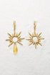 Apollo Yellow Gold Earrings