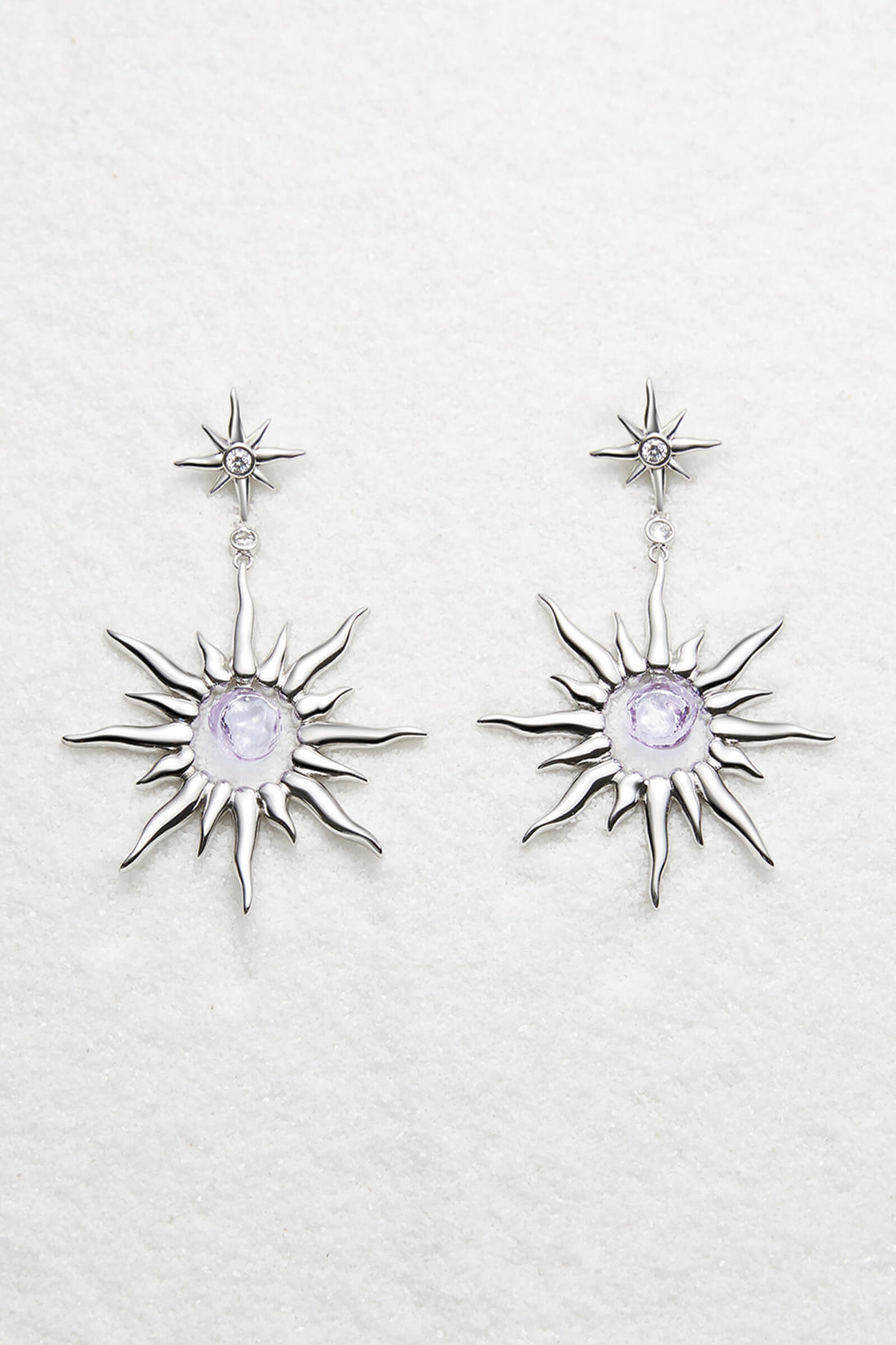 Radiance White Gold Earrings