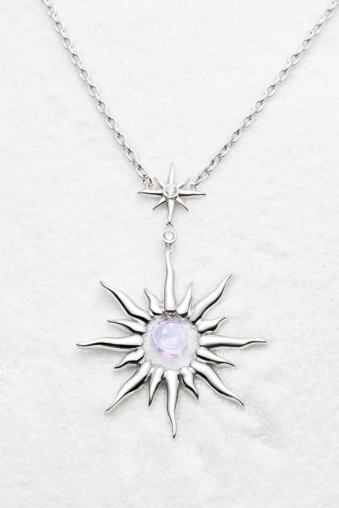 Apollo White Gold Necklace
